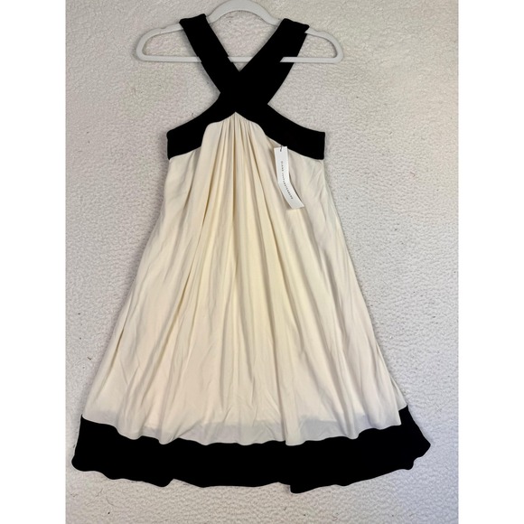 Diane Von Furstenberg Dresses & Skirts - Diane Von Furstenberg Dress Womens 4 Cream Brown Halter Event Wedding